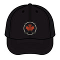 Maple Stick Hockey Hat Canadian Maple Leaf Cap with Crossed Hockey Sticks - Premium Snapback Trucker Hat - Canada Pride Baseball Cap