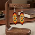 Soul Feather Earrings (fire black)