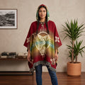 Humming bird HandMade Wool Poncho