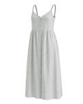 Estelle - Button Down Cotton Dress In Blue Gingham