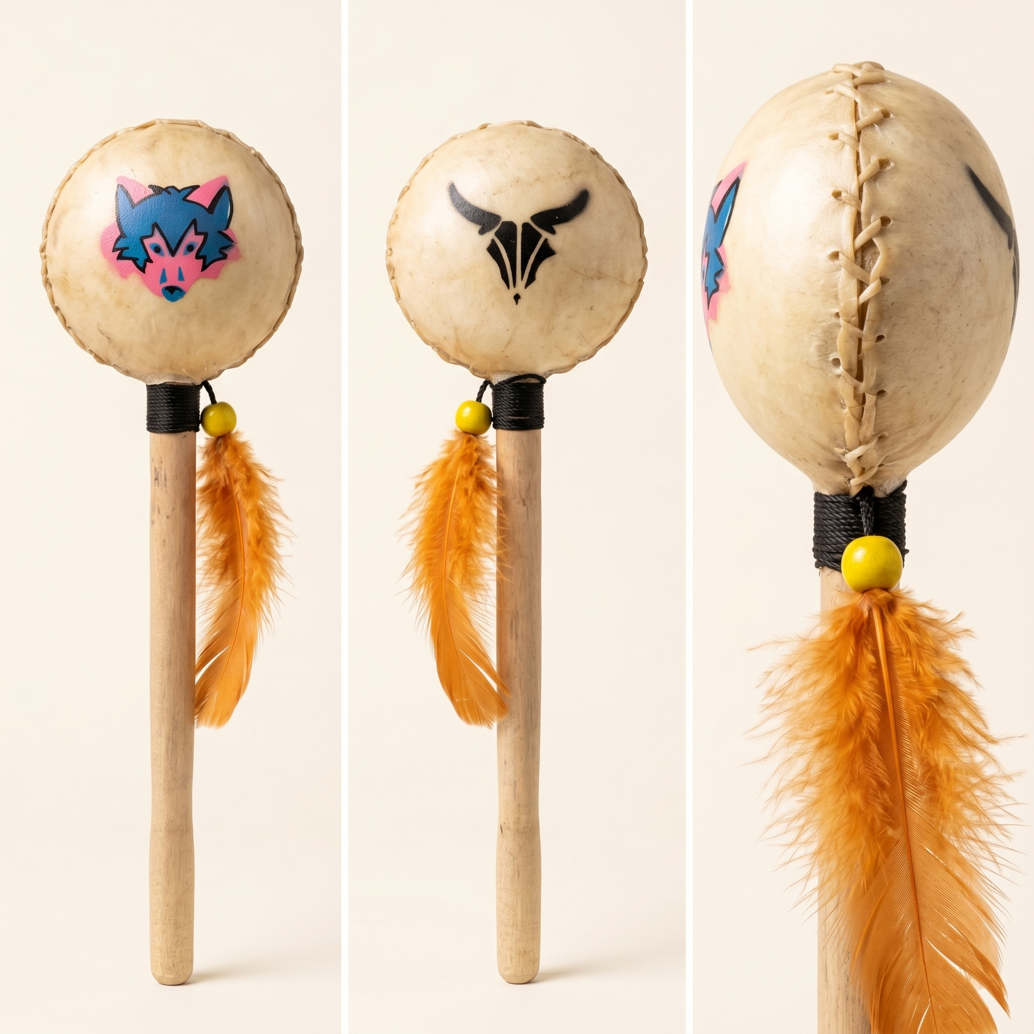 Handcrafted Ceremonial Rattle (9)