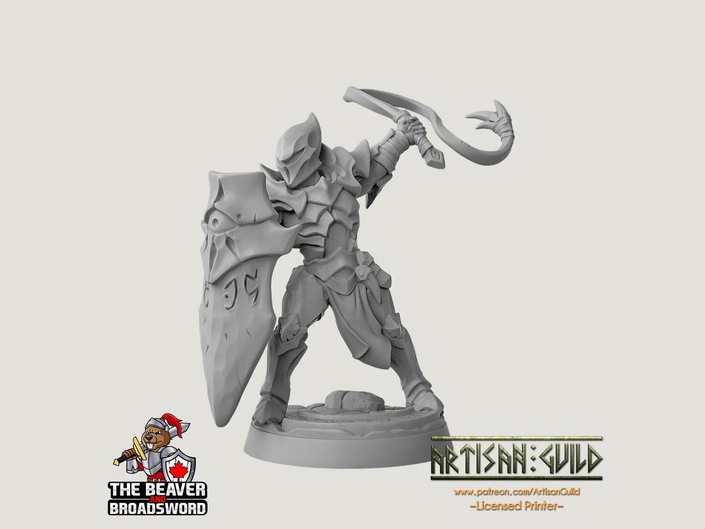 Ashen Alfar Inquisitor A - Dungeons and Dragons | Male | Fighter | Paldin Cleric | Elf Drow DnD 5e Fantasy  Pathfinder 2e 5e Tabletop Mini