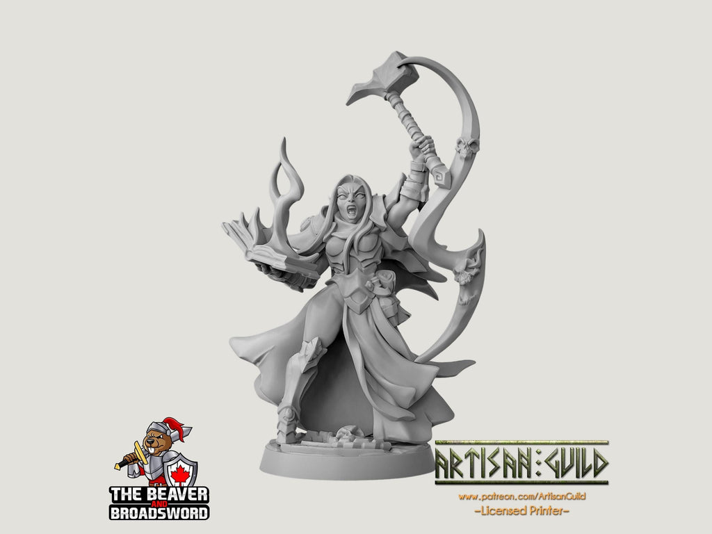 Tayla The Hammer DnD mini - Dungeons and Dragons | Female | Fighter | Paldin Cleric | Elf Drow DnD 5e Fantasy  Pathfinder 2e 5e Tabletop