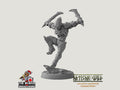 Scourgeland Survivor D dnd mini - Dungeons and Dragons | Male | Fighter | Rogue | Human 5e Fantasy  Pathfinder 2e 5e Tabletop | Mini RPG