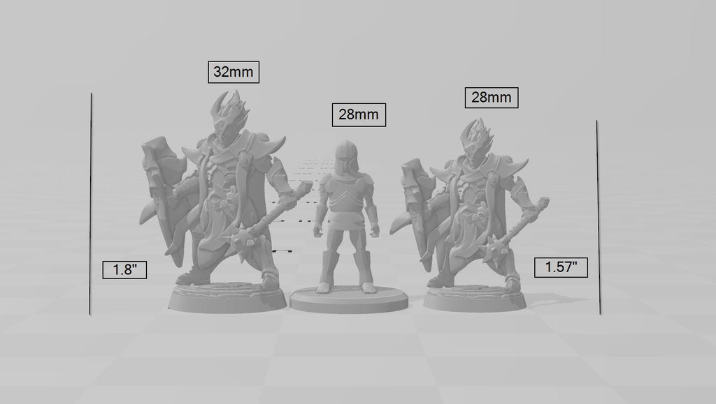 Ashen Alfar Inquisitor E - Dungeons and Dragons | Male | Fighter | Paldin Cleric | Elf Drow DnD 5e Fantasy  Pathfinder 2e 5e Tabletop Mini