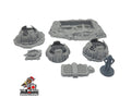 Scifi Vents and Access Hatch - EC3D , Infinity, Legion, Sci-fi, Cyberpunk, Starfinder, tabletop terrain, Sci-fi Scenery, Wargaming, Space