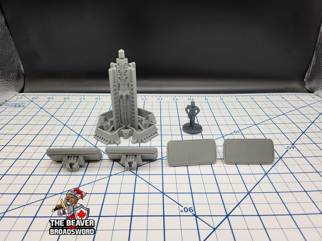 Scifi TV Screen Array - EC3D , Infinity, Legion, Sci-fi, Cyberpunk, Starfinder, tabletop terrain, Sci-fi Scenery, Wargaming, Security