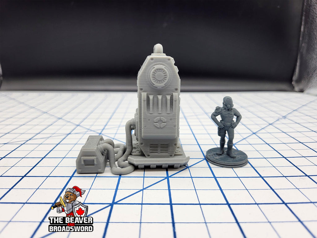Scifi Power Unit - EC3D , Infinity, Legion, Sci-fi, Cyberpunk, Starfinder, tabletop terrain, Sci-fi Scenery, Wargaming, Space, Battery