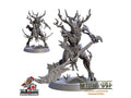 Barkwraith Spriggan C, Fighter, Monster, Fey, Ranger, DnD, Elven- High Quality Resin Printed 28mm 32mm Tabletop Miniature, Tough Figurine