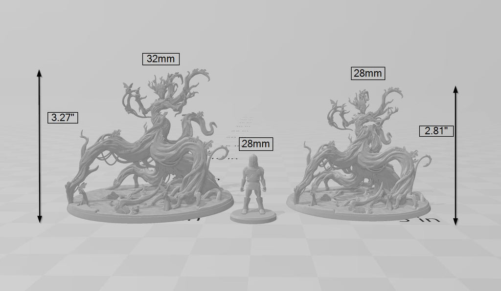 Avatar Of Arda, DnD Large Spriggan Mini Fairy, Dryad, Tree, Elven- High Quality Resin Printed 28mm 32mm Tabletop Miniature, Tough Figurine