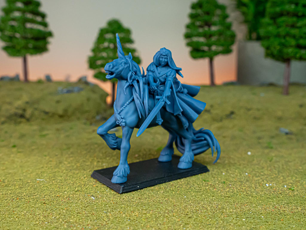 Lady of Gallia mini - 28/32mm Scale Premium Resin Models for Wargaming and ttRPG, DnD, Human, Gallia, Durable, High Quality, Sorceress
