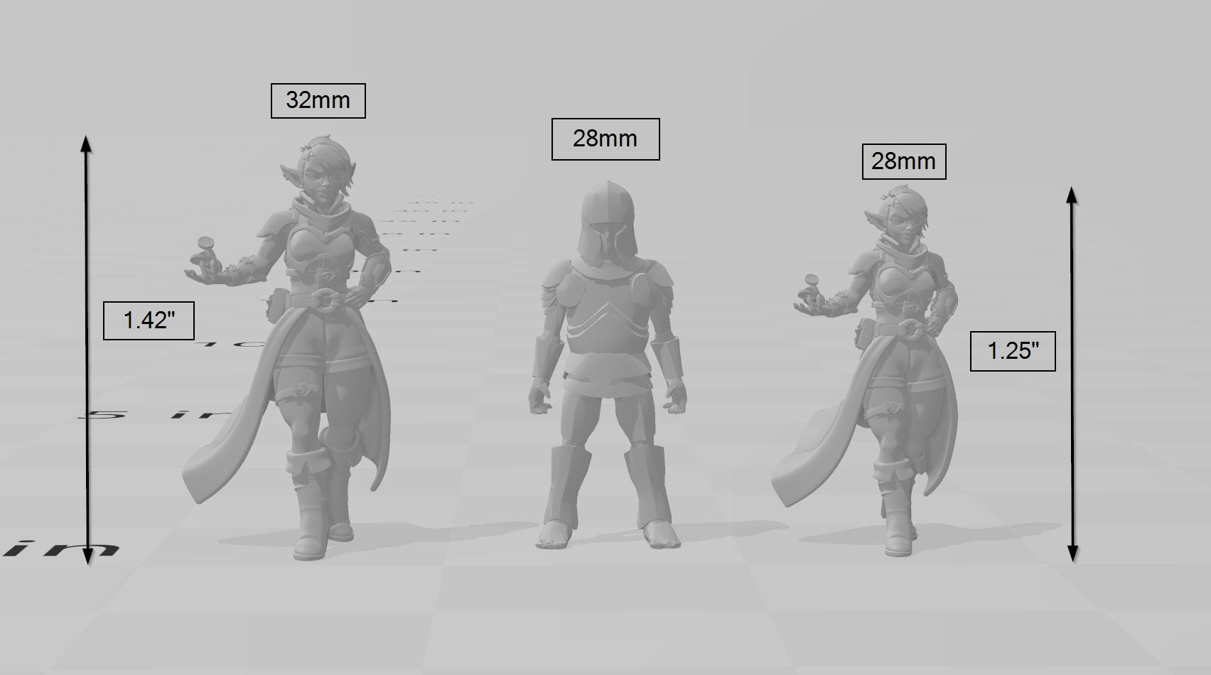 Rogue Sisters mini set | DnD Miniature, Premium Resin, Durable and Tough for your TTRPG and Wargaming! 32mm, 28mm, Thief, Assassin